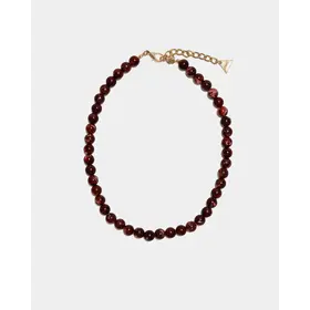 Bow19 Amara Bead Nacklace - Burgundy Melange