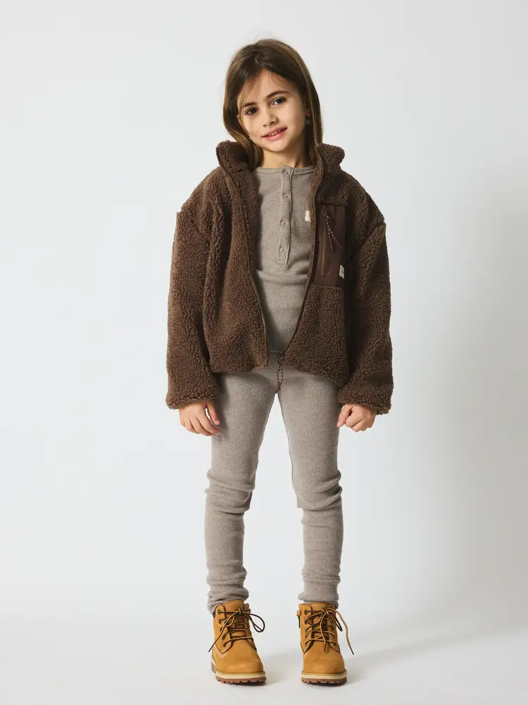 Brunobruno Rori Teddy Jacket - Major Brown