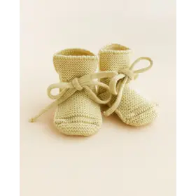 Hvid Booties 0-9M - Light Yellow