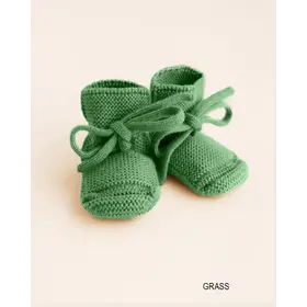 Hvid Booties 0-9M - Grass