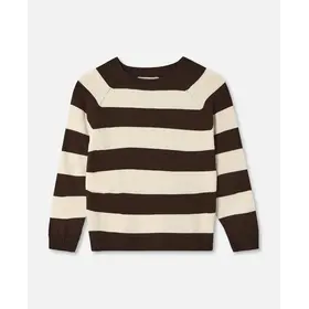Fliink Favo LS Pullover - Coffee Bean/Sandshell