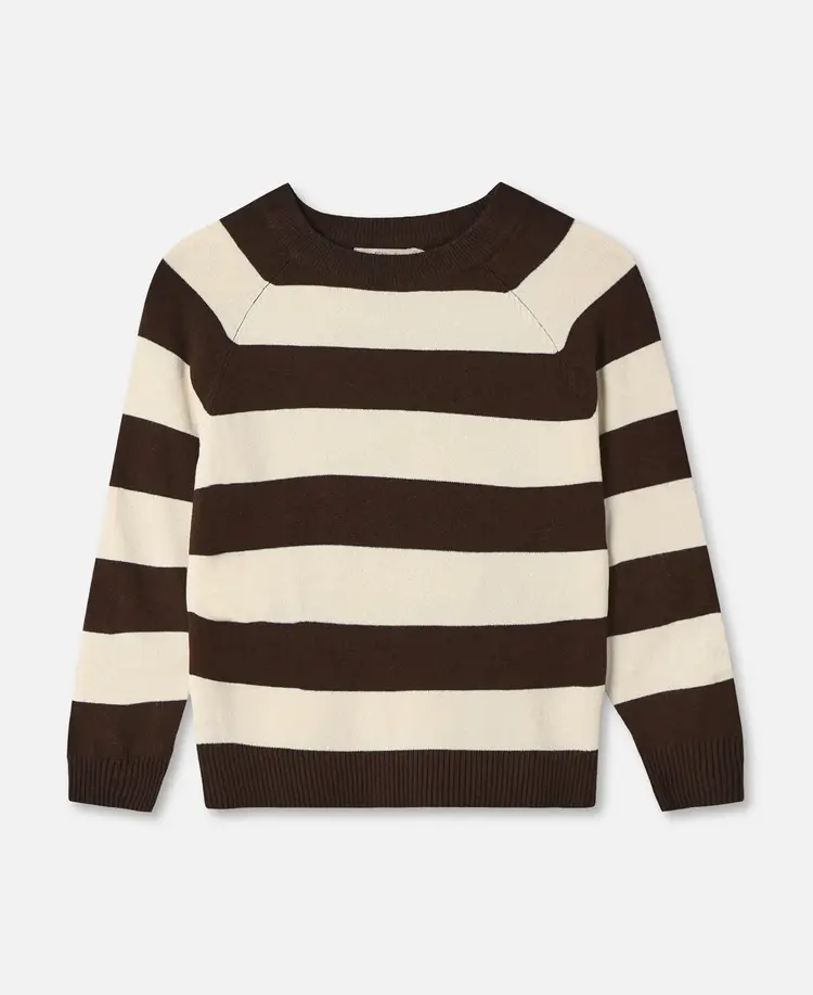 Fliink Favo LS Pullover - Coffee Bean/Sandshell