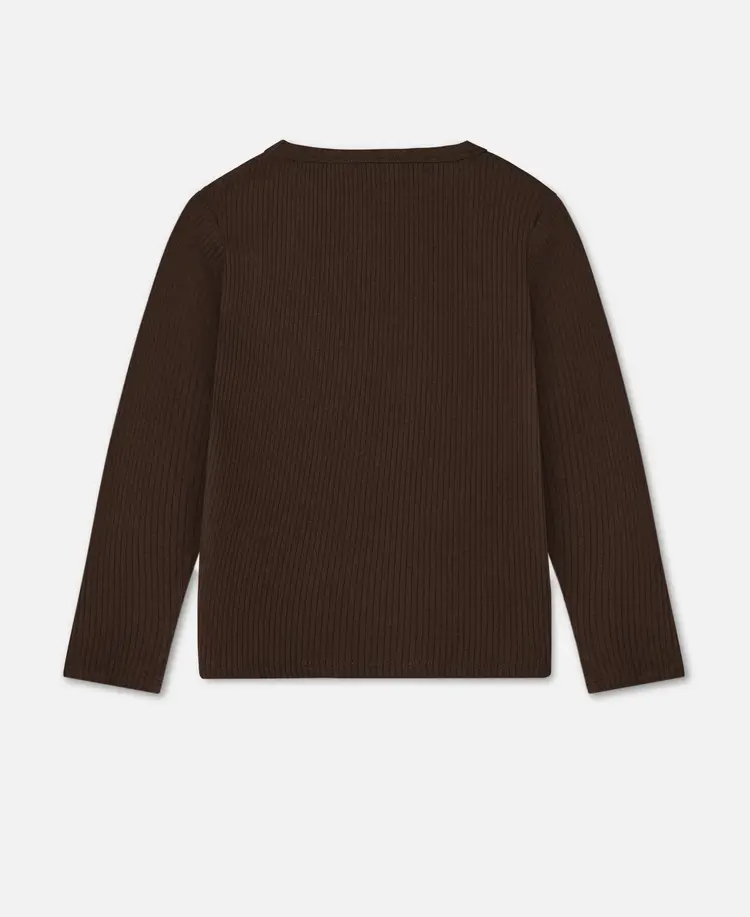 Fliink Kenna LS Blouse - Coffee Bean