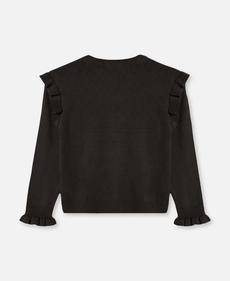 Fliink Fame O-neck blouse - Coffee Bean
