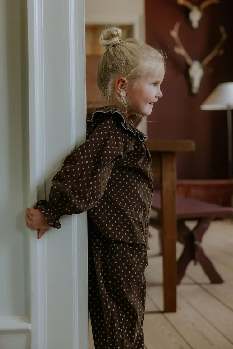Fliink Dolly Dot Pant - Coffee Bean Dot