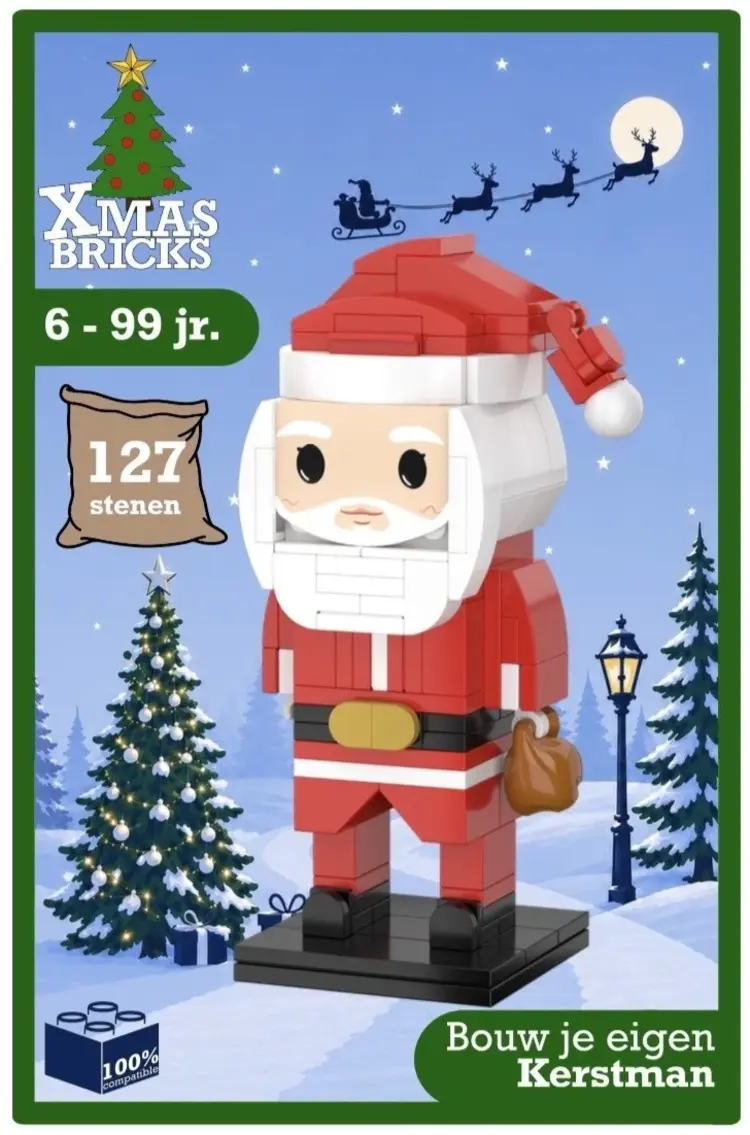 Sintbricks Bouw je eigen Kerstman