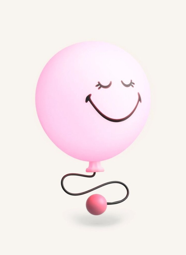 bubbly light pink