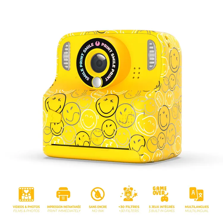 pixiprint smiley world - geel