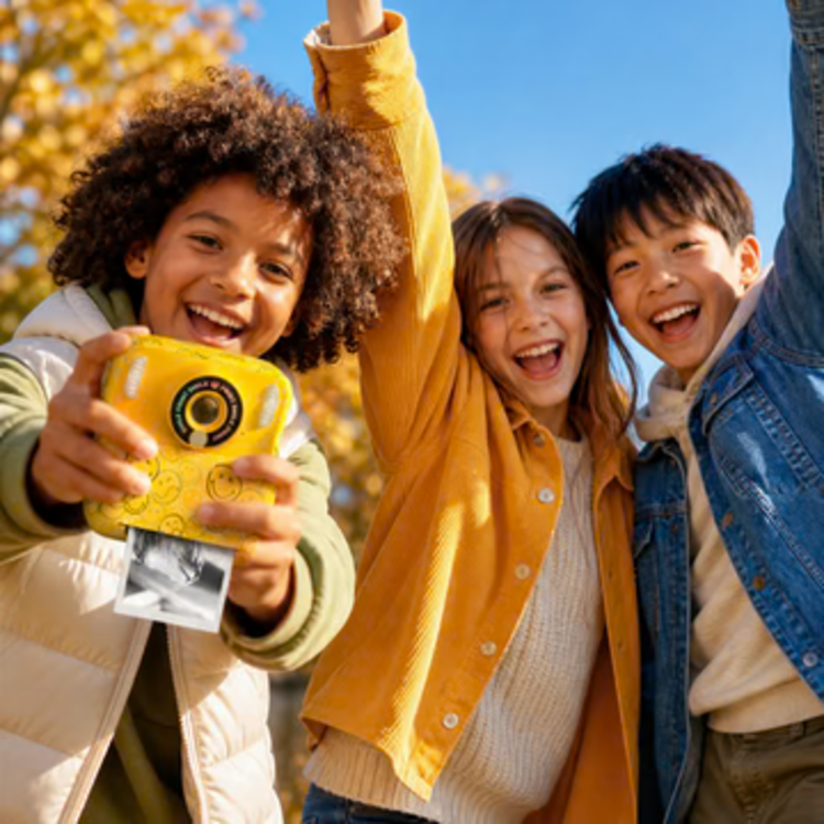 pixiprint smiley world - geel