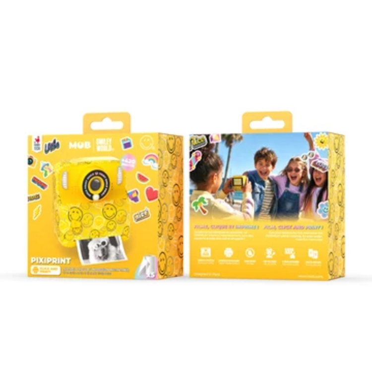 pixiprint smiley world - geel