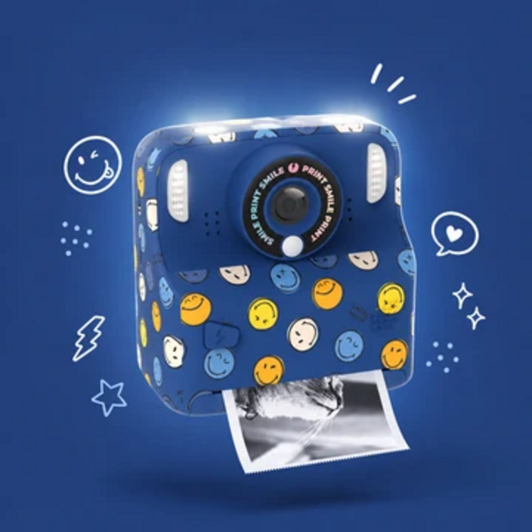 pixiprint smiley world - blauw