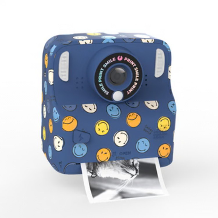 pixiprint smiley world - blauw