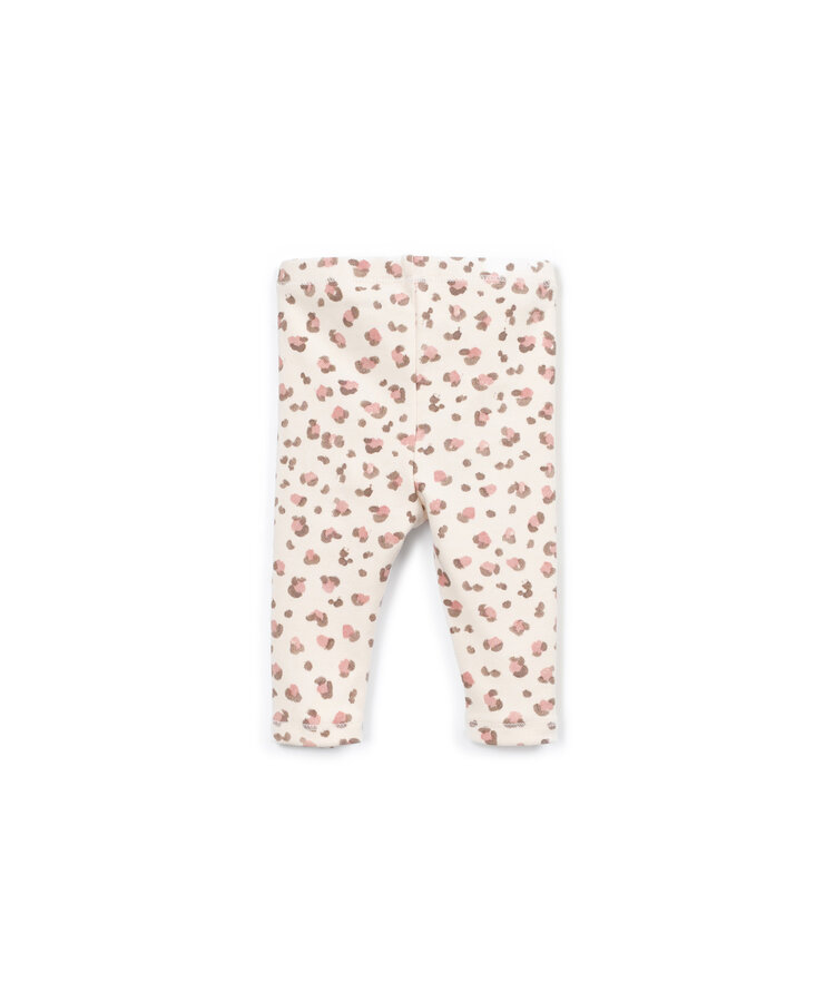 Play Up Printed Rib Legging E828N/11655
