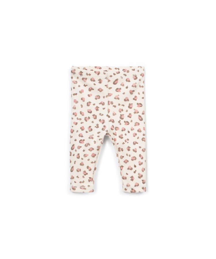 Play Up Printed Rib Legging E828N/11655
