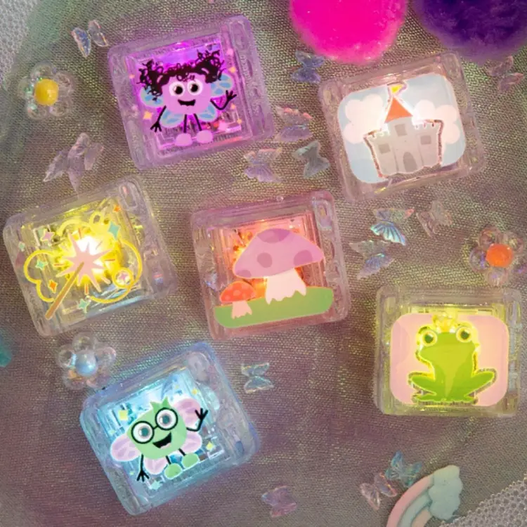 Glopals Glopals Light Up Cubes 6st - Fairy