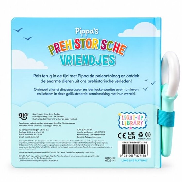 Glopals Glopals Light Up Book Pippa's Prehistorische vrienden