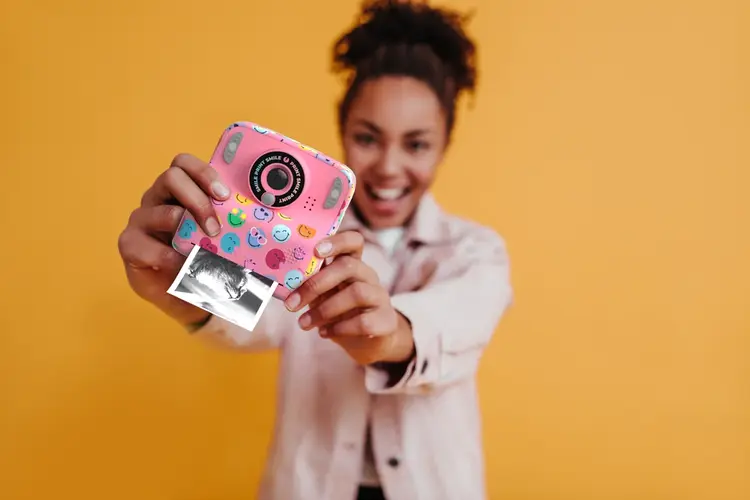 MOB pixiprint smiley world - roze