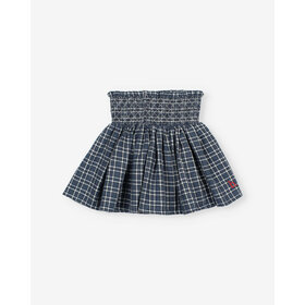 Búho Tartan Skirt - Navy