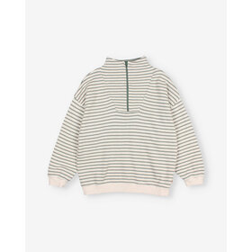 Búho Soft Stripes Sweatshirt - Eucalyptus