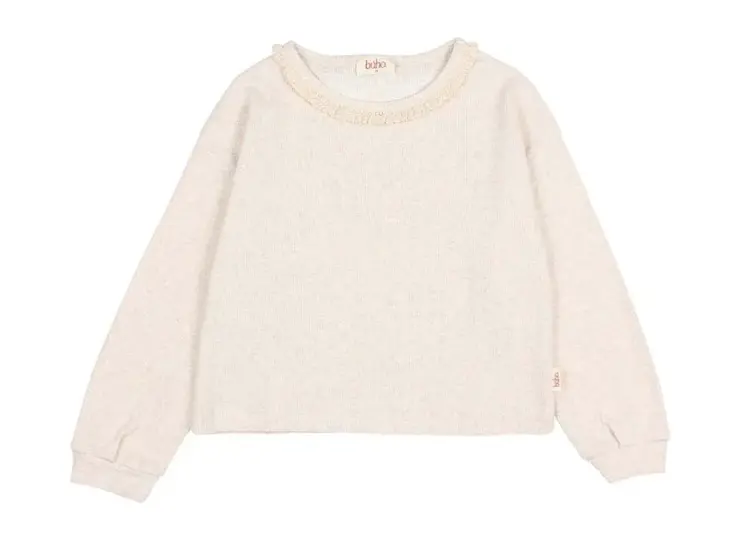 Búho Soft RibGirly T-Shirt - Natural