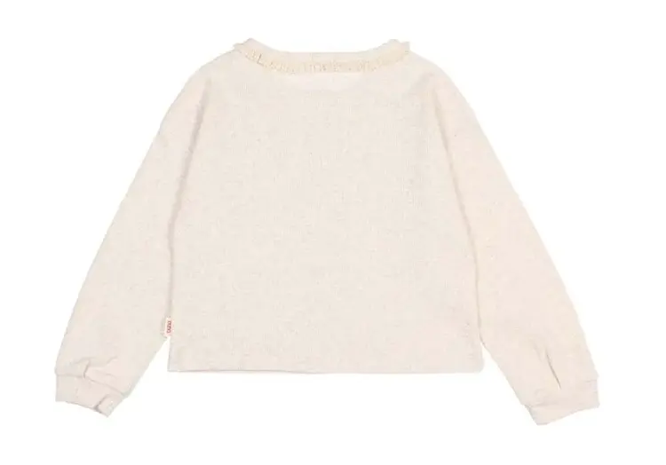 Búho Soft RibGirly T-Shirt - Natural