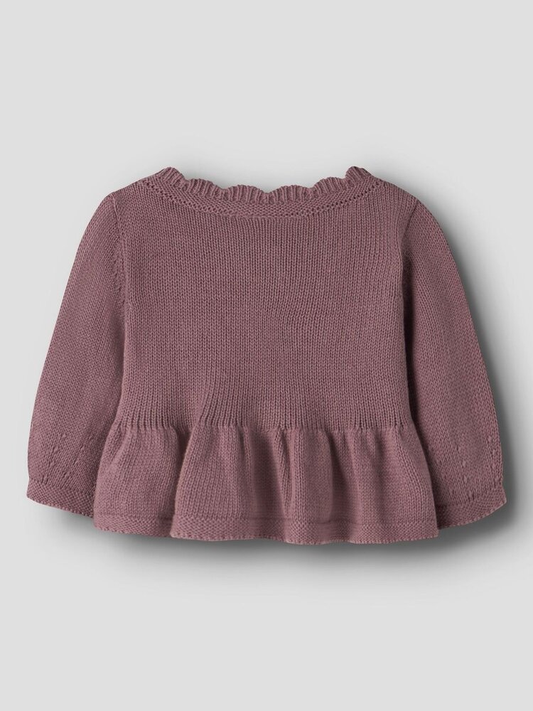 Lil'Atelier Amla Knit Cardigan - Rose Taupe