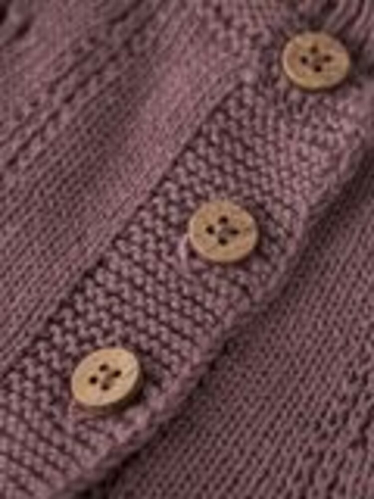 Lil'Atelier Amla Knit Cardigan - Rose Taupe