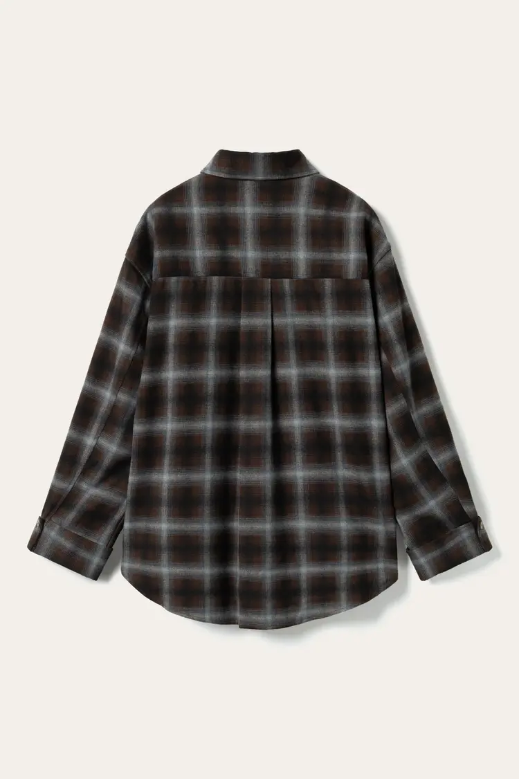 Noella Marlon Shirt - Brown/Blue check