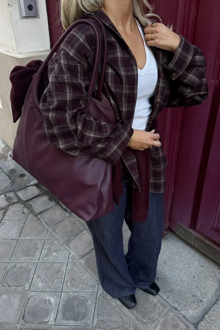 Noella Marlon Shirt - Brown check