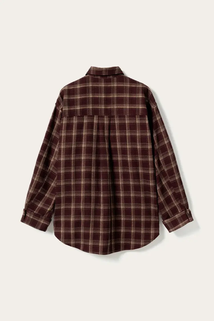 Noella Marlon Shirt - Brown check