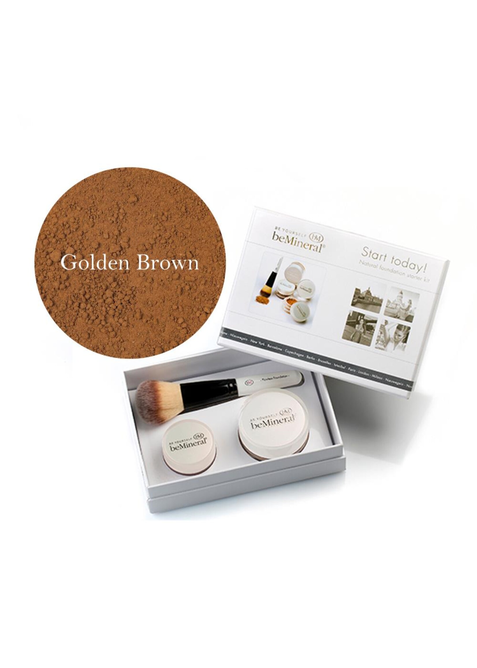 beMineral Start Today! - Kit - Golden Brown (Body Glow Warm.)