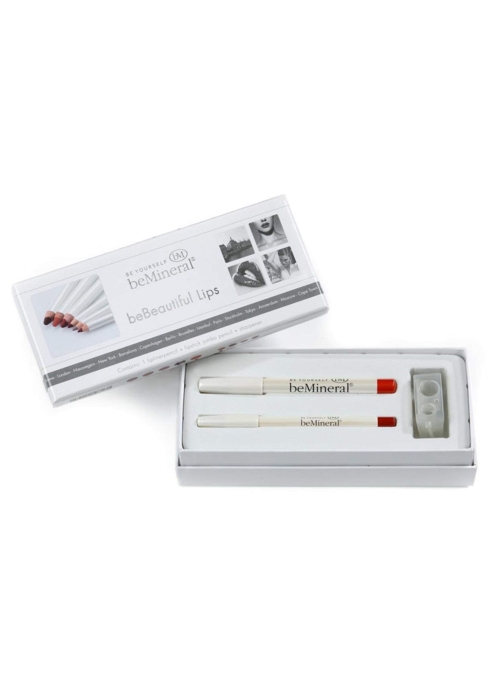beMineral beBeautiful Lips-Kit - BRIGHT ORANGE