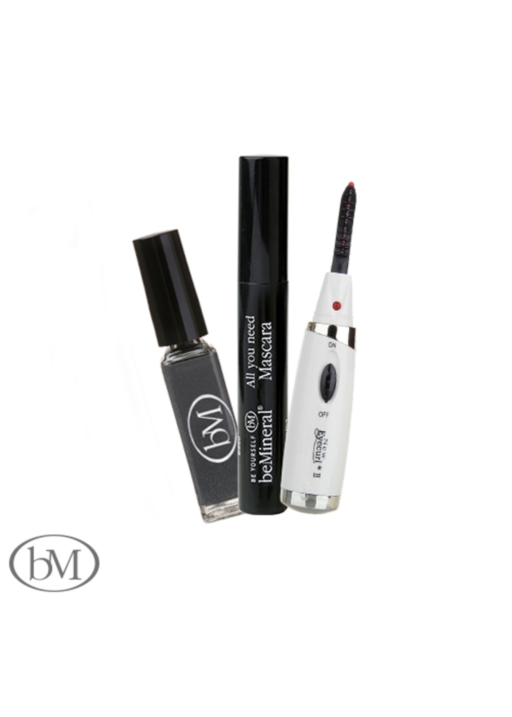 beMineral Eyecatch Deal #2 BM All you need Mascara + bM LashExtender + Heated eyelash curler