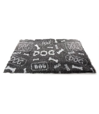 Martin Vetbed dog print grijs / wit gerecycled