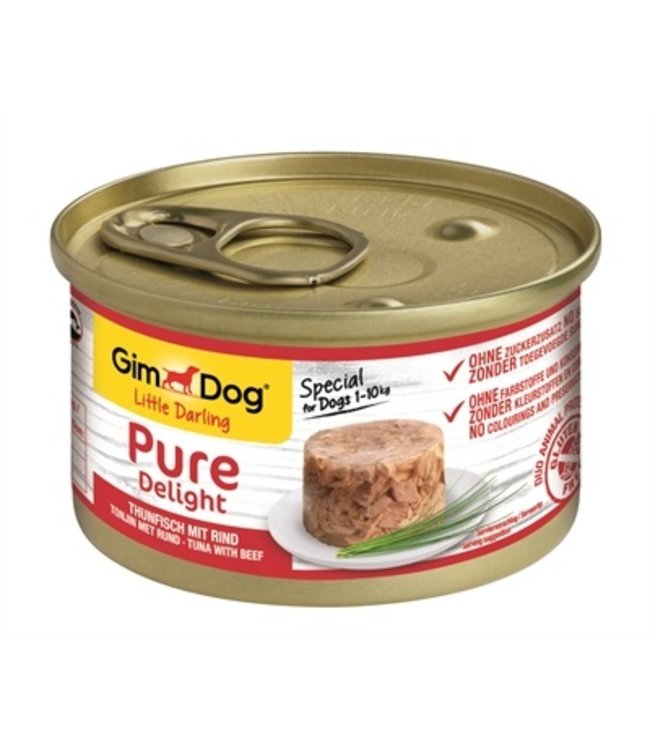Gimdog little darling pure delight tonijn / rund