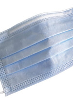 Budget Masque de protection Budget 3 épaisseurs bleu