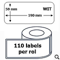 Office Basics Etiket DYMO-compatibele labels 99019 59x190mm 110stuks