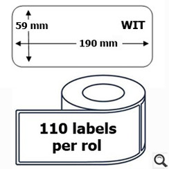 Etiket Dymo Compatibel 99019 - ordnerrug