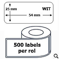 Budget Etiket DYMO-compatibele labels 11352 25x54mm 500stuks