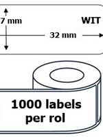 Budget ETIKET DYMO-COMPATIBEL 11354 - verwijderbaar