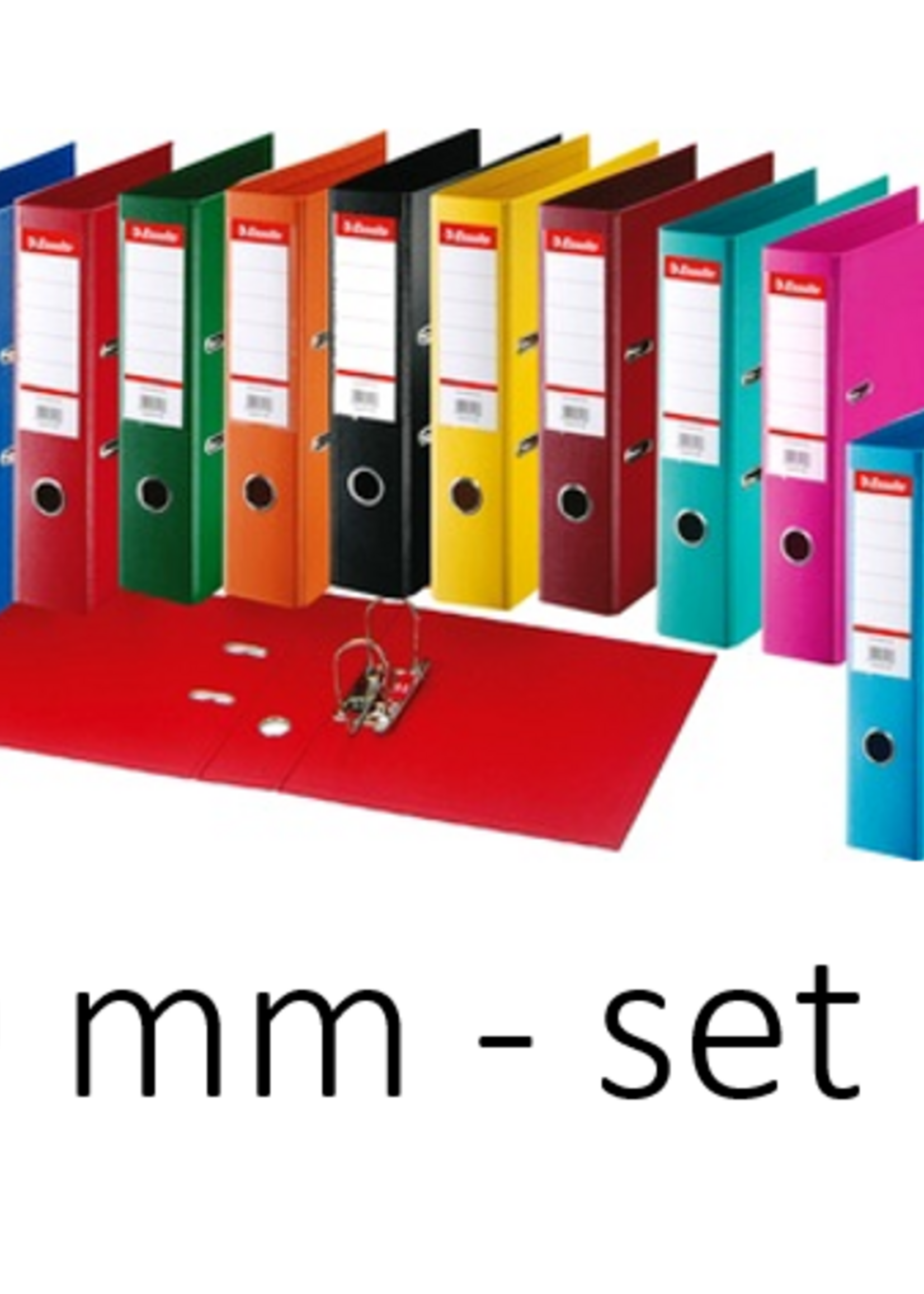 Esselte Esselte Ordner Basic Kunststof 50 mm A4 assorti 10 kleuren