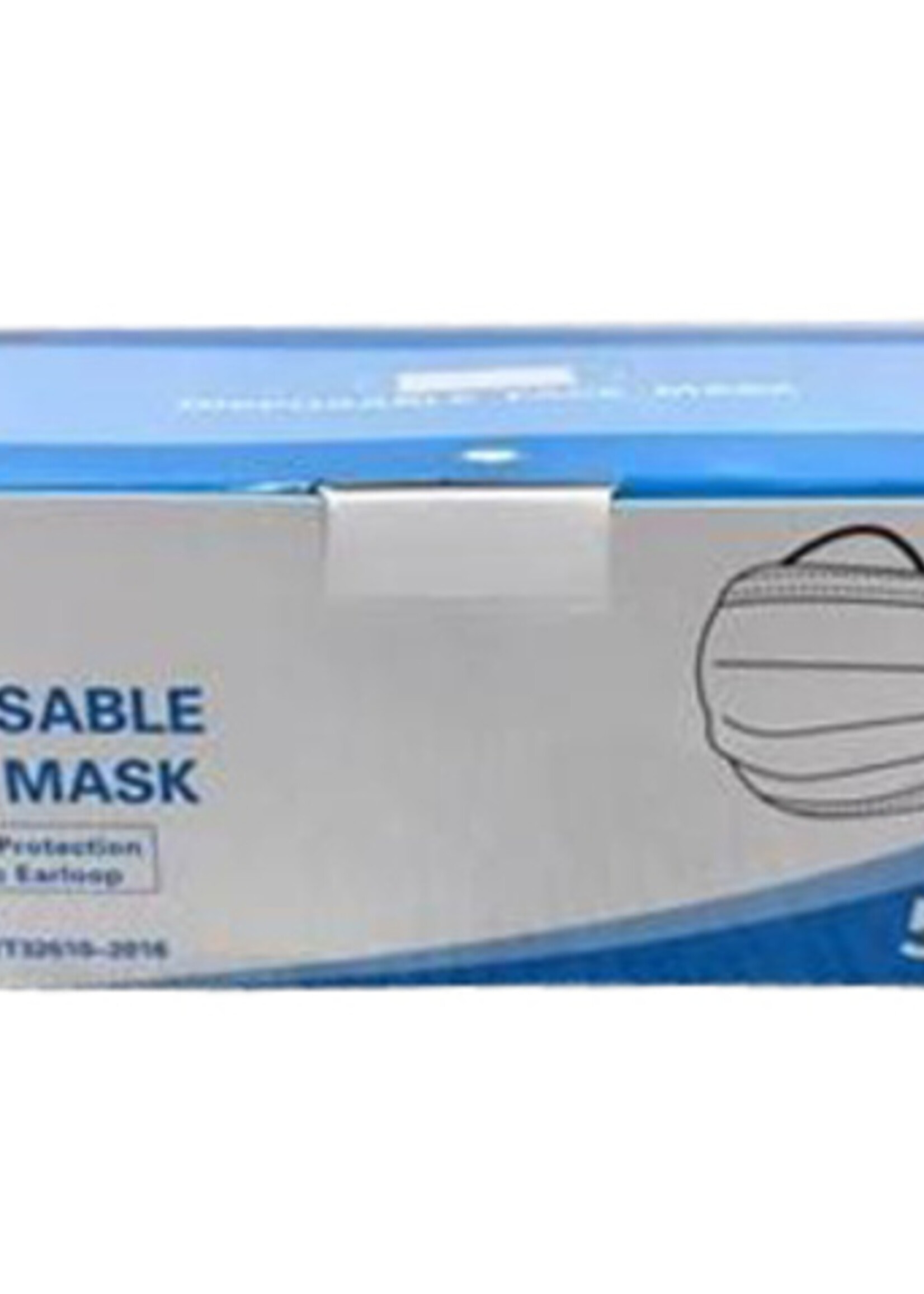 Budget Mondkapje Budget 3-Laags blauw - 1386368