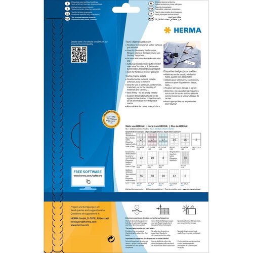 Herma Labelhanger Herma 8046 35 x 59.4mm wit - 3000 st