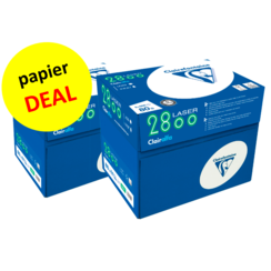 Kopieerpapier Clairefontaine laser 2800 A4 80gr wit 10x500vel