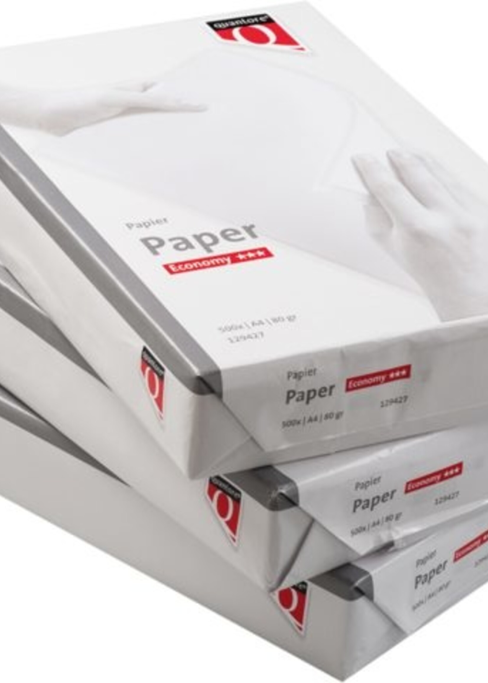 Quantore Kopieerpapier Quantore Economy A4 80gr wit 5x500vel - 129427 - per doos