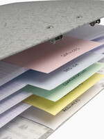 Exacompta Bande de séparation Exacompta 105x240mm assorti