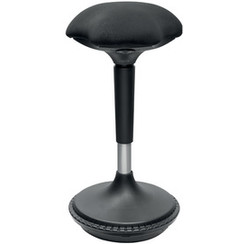 Sta-stoel Logilink - hoogte verstelbaar zwart