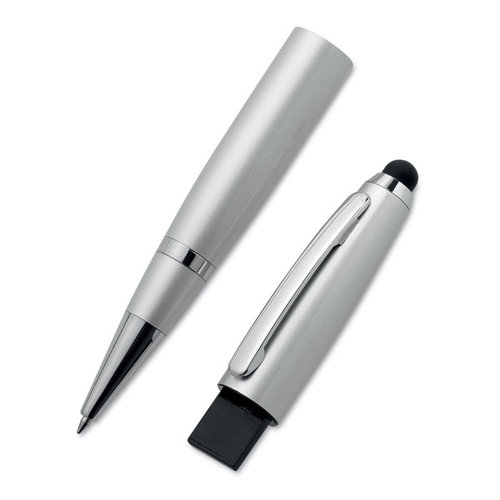 Logilink Stylus twist ball pen & USB  1gb bedrukt