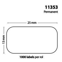 ETIKET DYMO-COMPATIBEL 11353