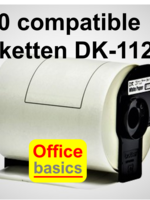 Budget ETIKET Brother DK-11247  compatibel 103 mm x 164 mm wit